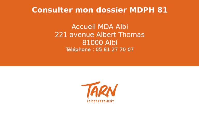 consulter mon dossier mdph 81