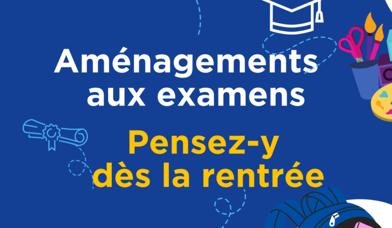 aménagement examen pour handicap