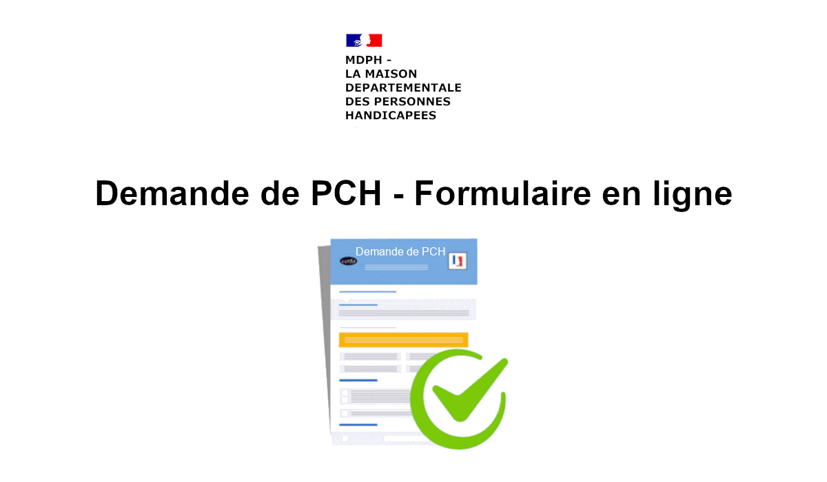 Pch Application Formulaire PCH - Demande de prestation handicap