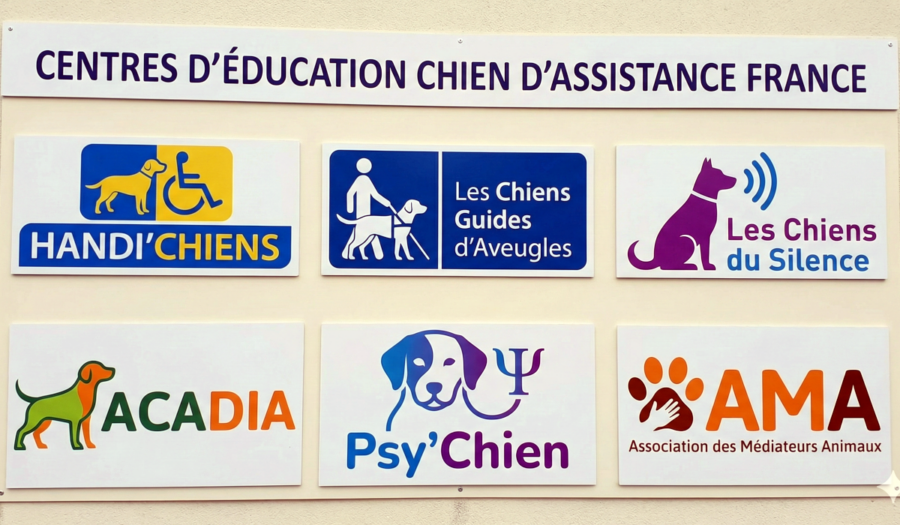 centre d'éducation chien d'assistance